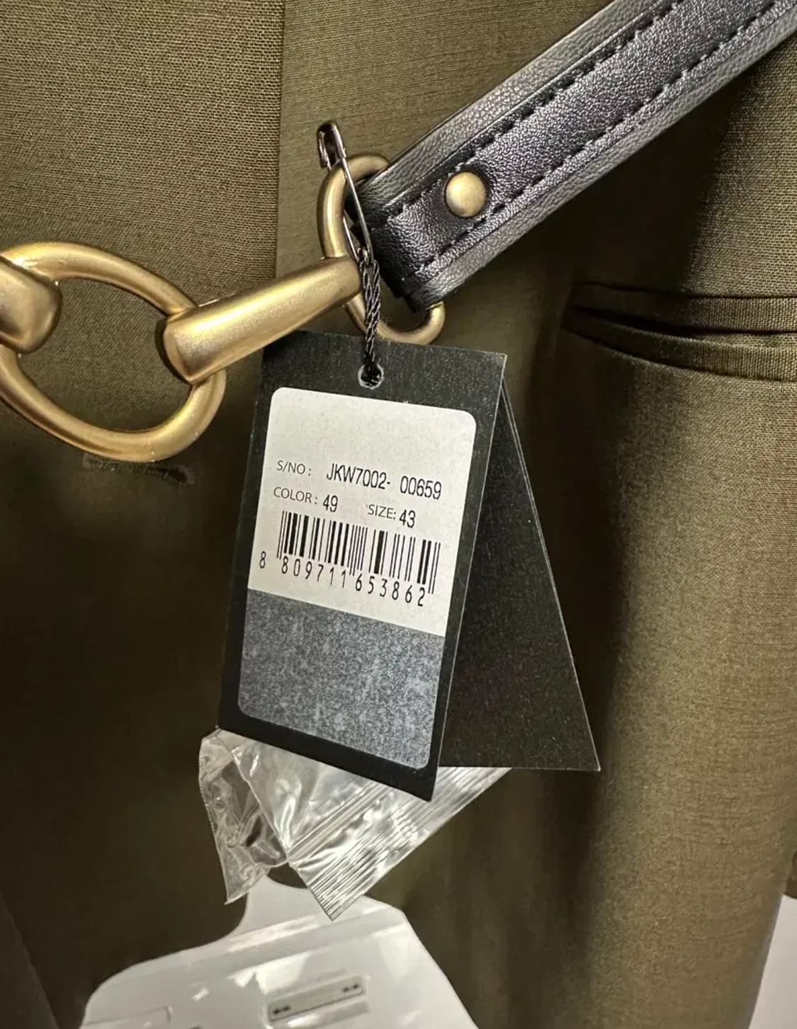 마쥬 카키 자켓(55정도)(택있음) 상품이미지2