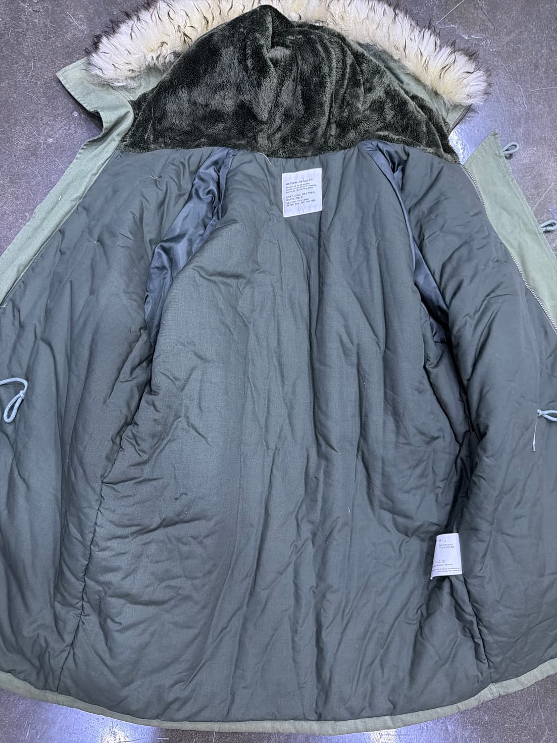 아스페시 N3B 파카 야상 점퍼 자켓 M 레귤러 상품이미지8