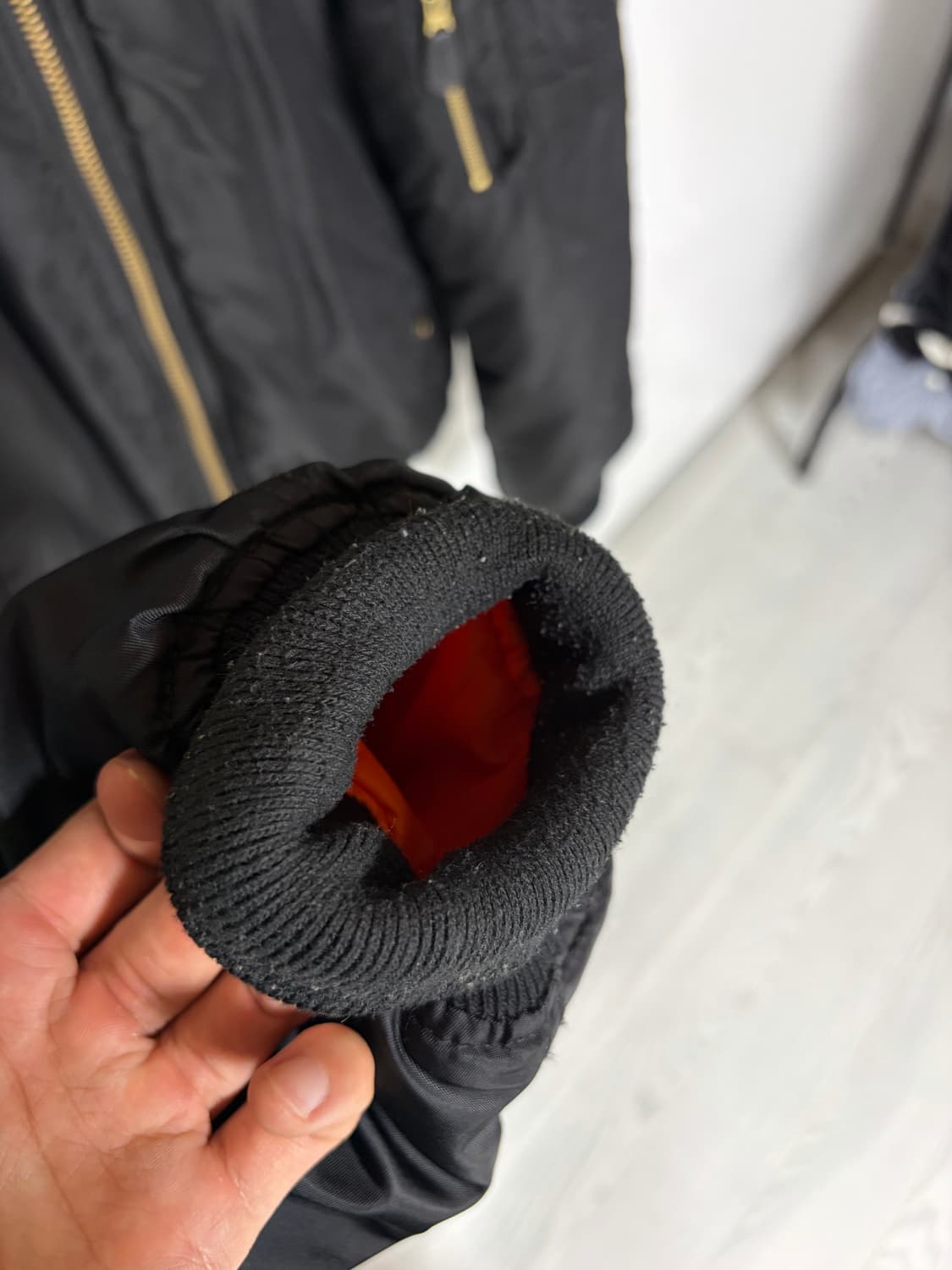 Fostex garments ma-1 블랙 L 상품이미지6