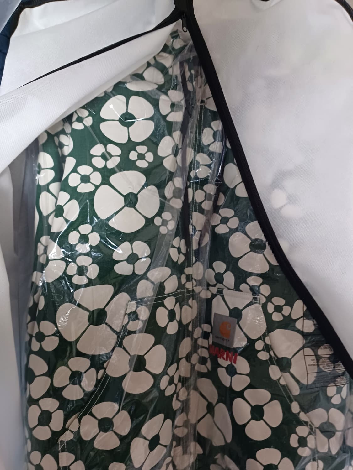 [M]마르니 칼하트 플로럴 프린트 워크자켓 새상품 상품이미지3