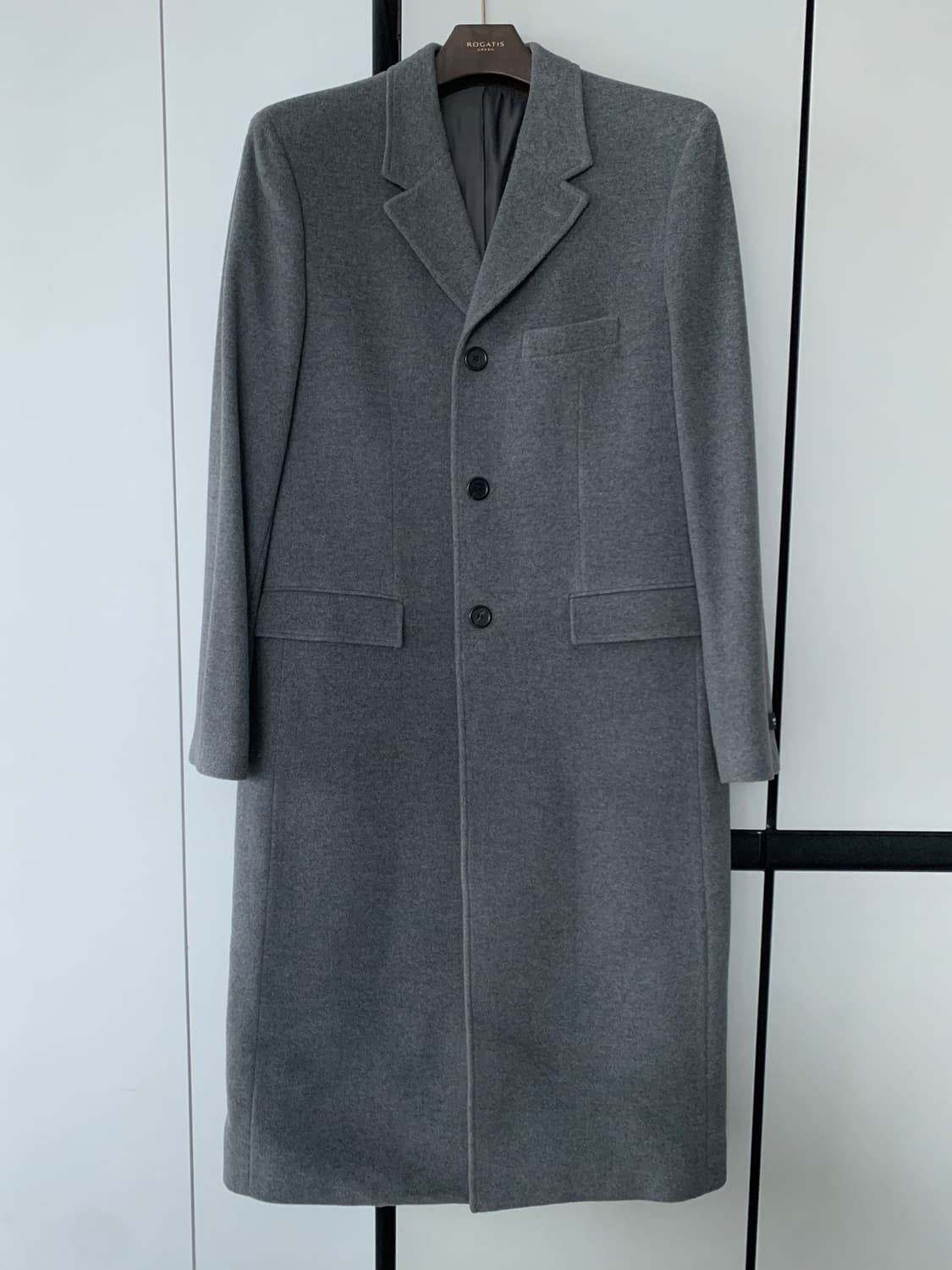 [L] MNGU 체스터필드 코트 캐시미어 혼방 상품이미지1