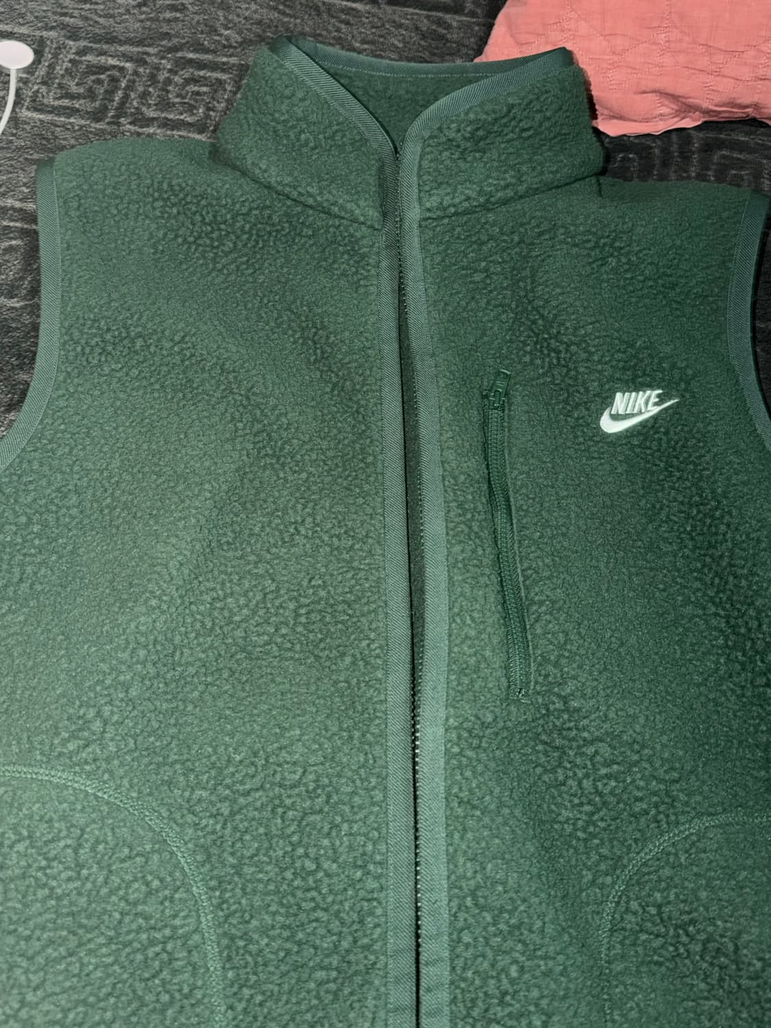 나이키 윈터라이즈드 플리스 베스트 그린 M (2번착용) 상품이미지2