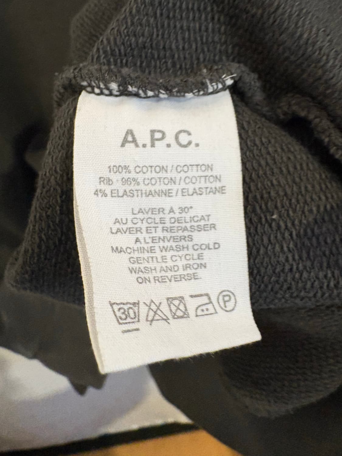 A.P.C. 아페쎄 맨투맨 M 상품이미지3