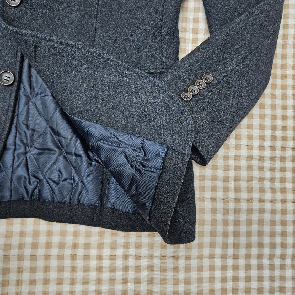 케인 울100 블레이저 자켓 남자100 상품이미지5