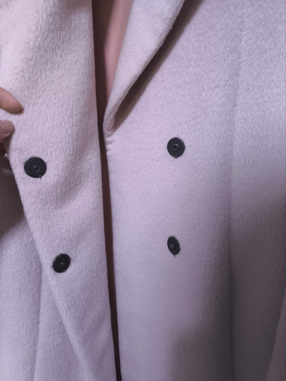 82 시스템 알파카 양모 코트 상품이미지5