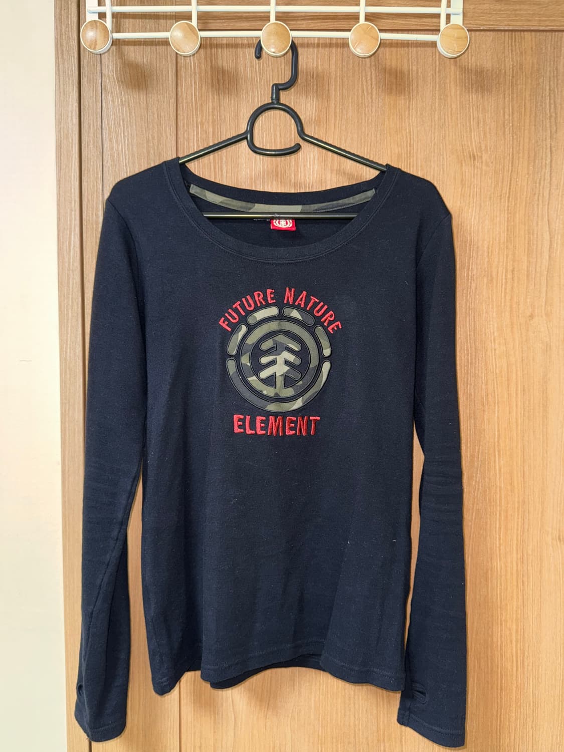 Element 핑거홀 롱슬리브티 상품이미지1