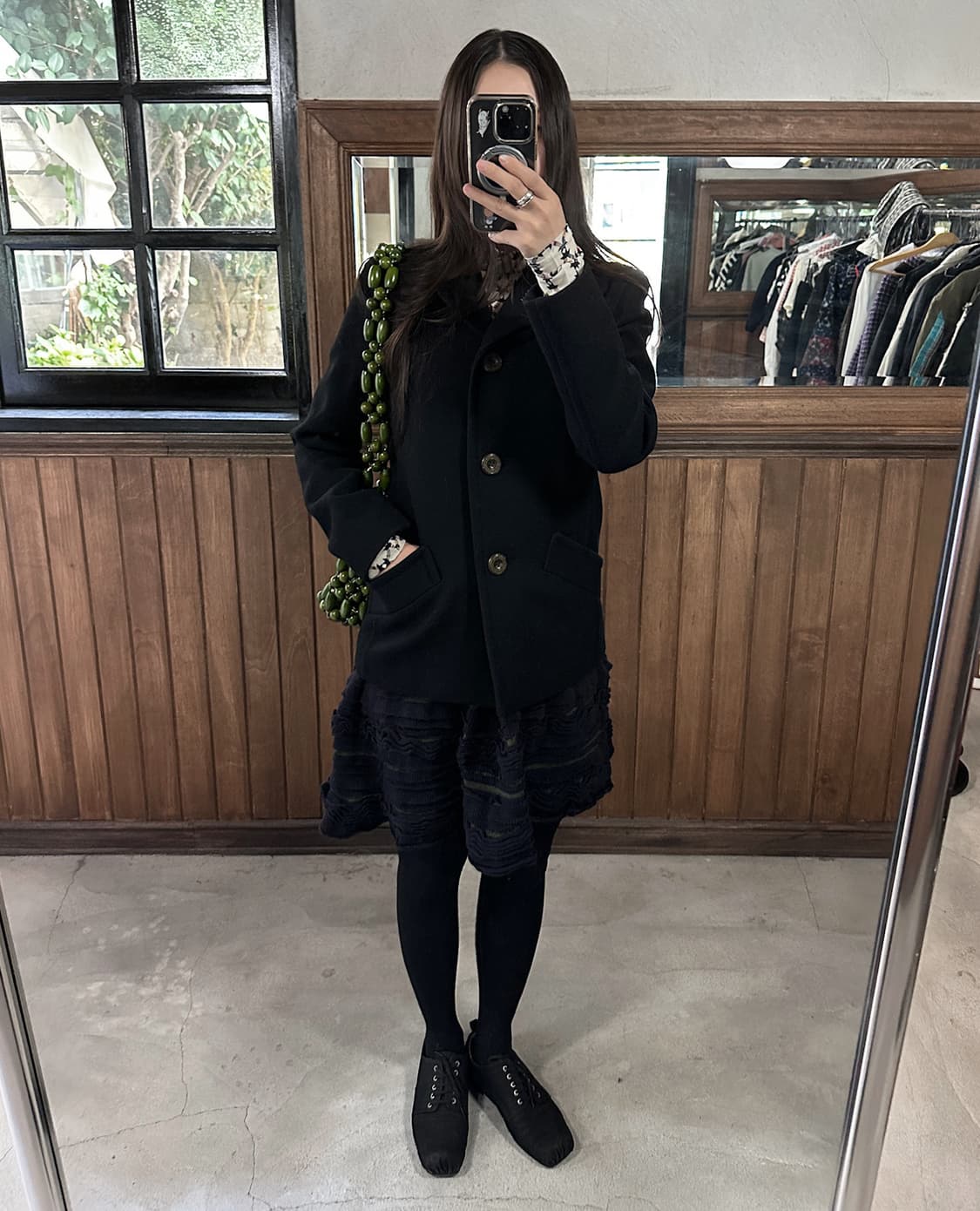 VANINA wood bead shoulder bag 상품이미지8