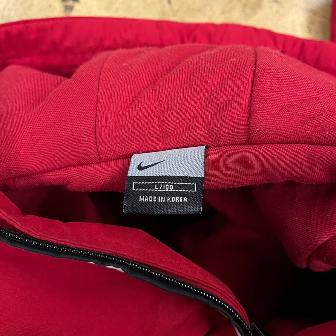 [정품/L] 나이키 레드 바람막이 후드 자켓 b18 상품이미지5