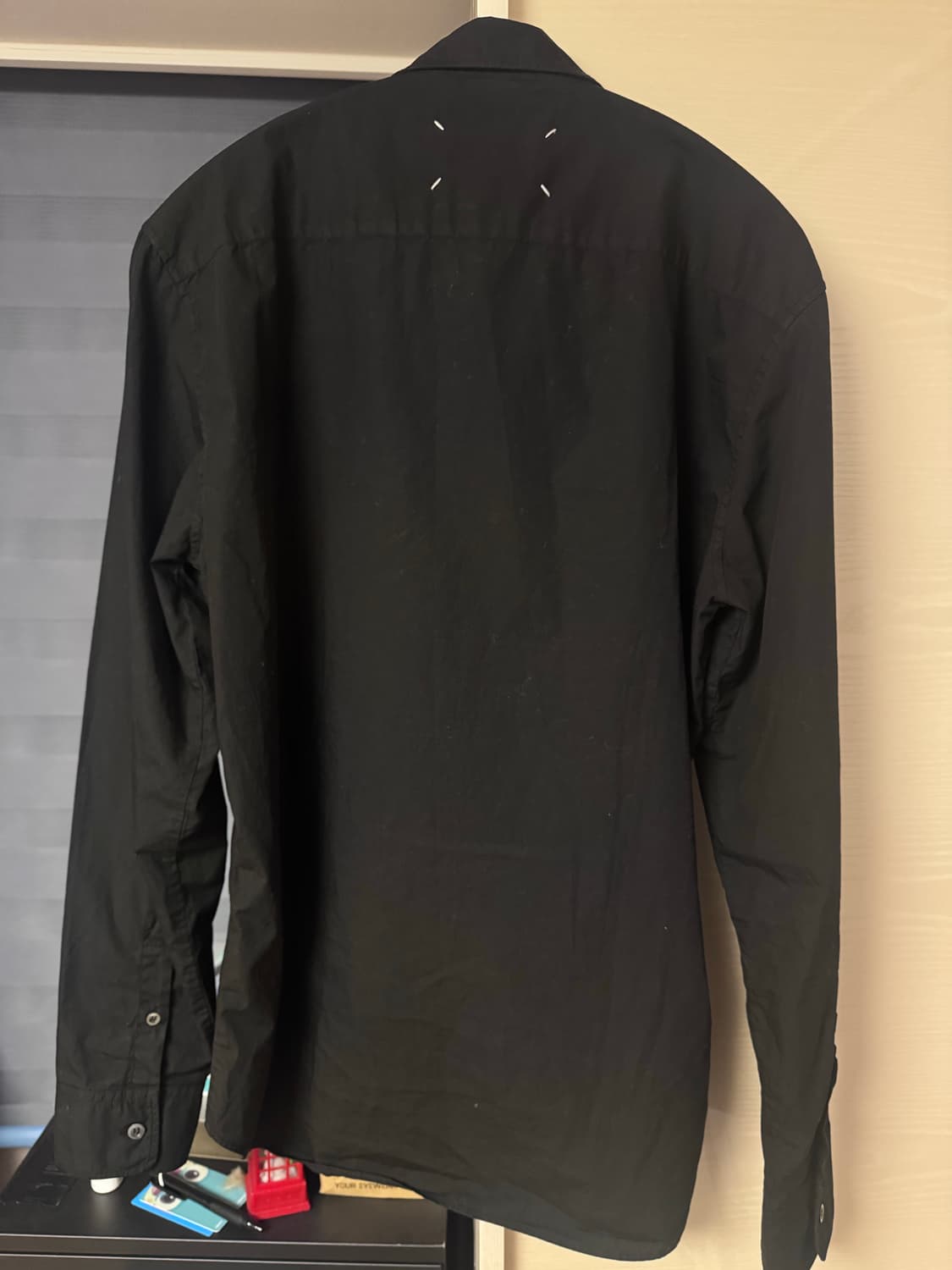 마르지엘라 셔츠 블랙 상품이미지2