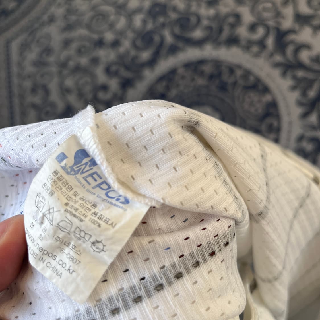 90 네포스 삼성라이온즈 올드 노마킹 유니폼/W2608 상품이미지5