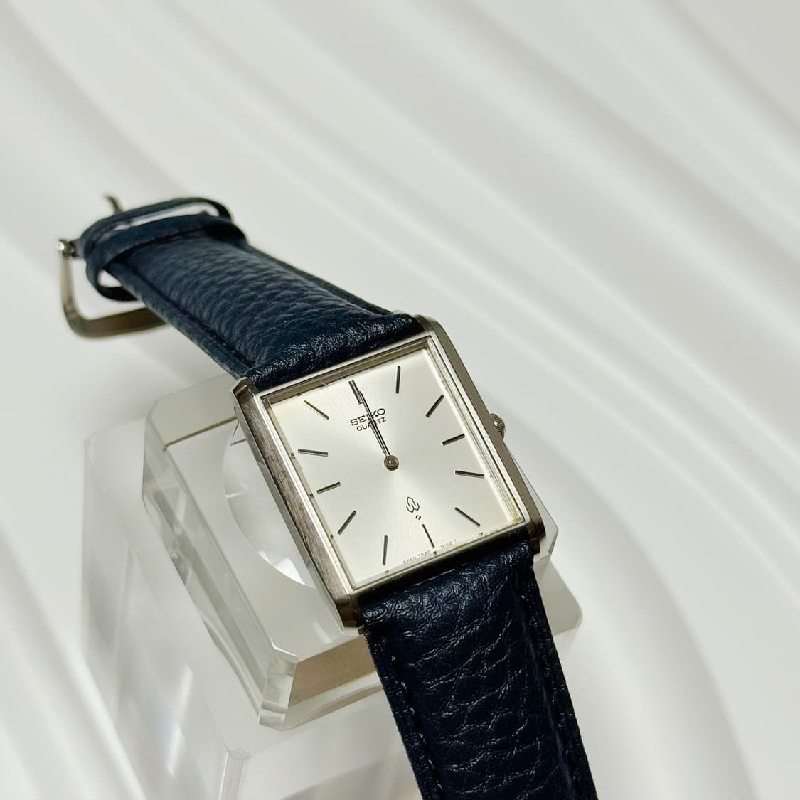 80's90's 빈티지 세이코 미니멀 실버 스퀘어 탱크 워치 상품이미지7
