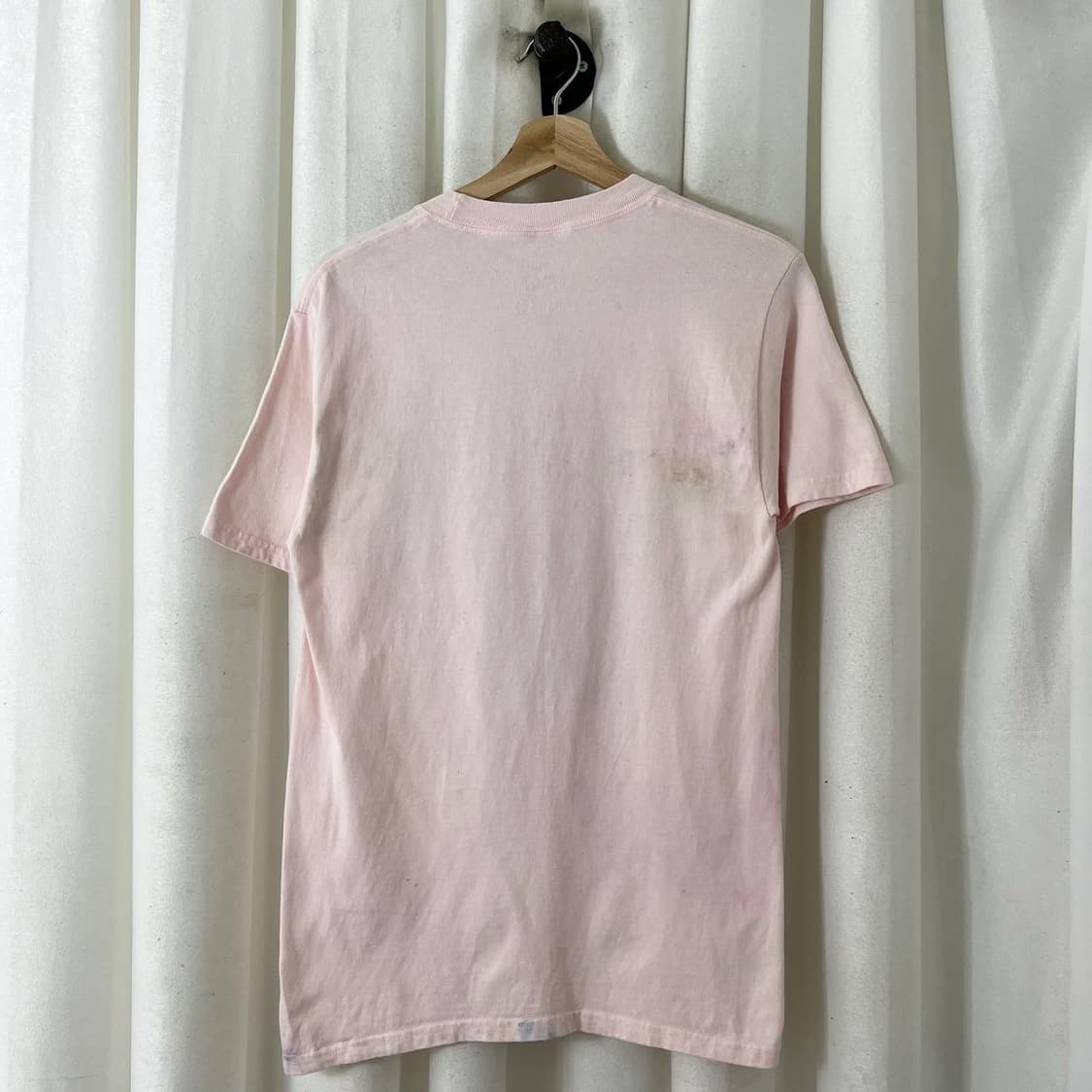 디즈니랜드 핑크 미키 프린팅 y2k 하프 티셔츠 상품이미지5