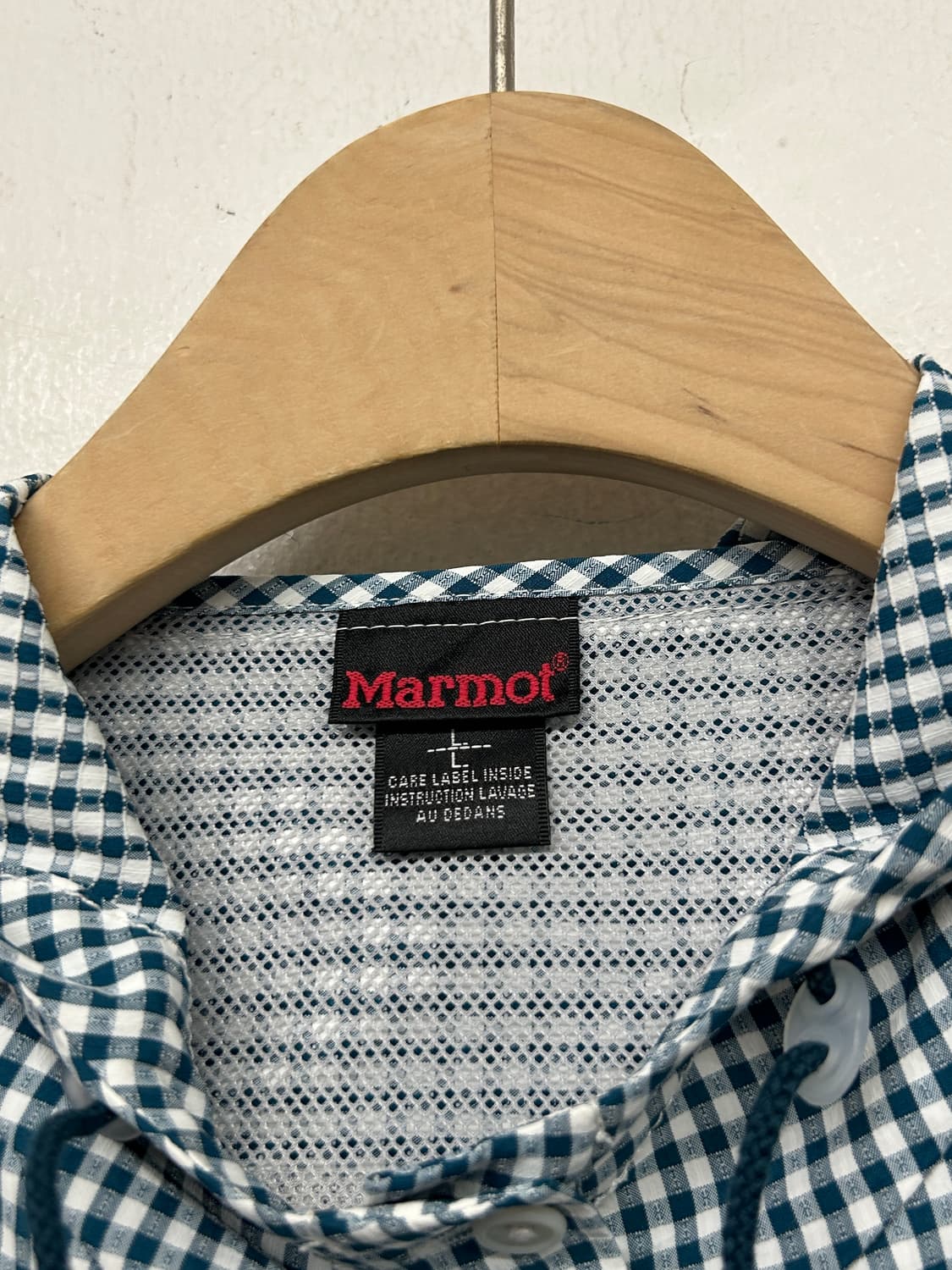 JPN Marmot 마모트 체크 후드 셔츠 상품이미지5