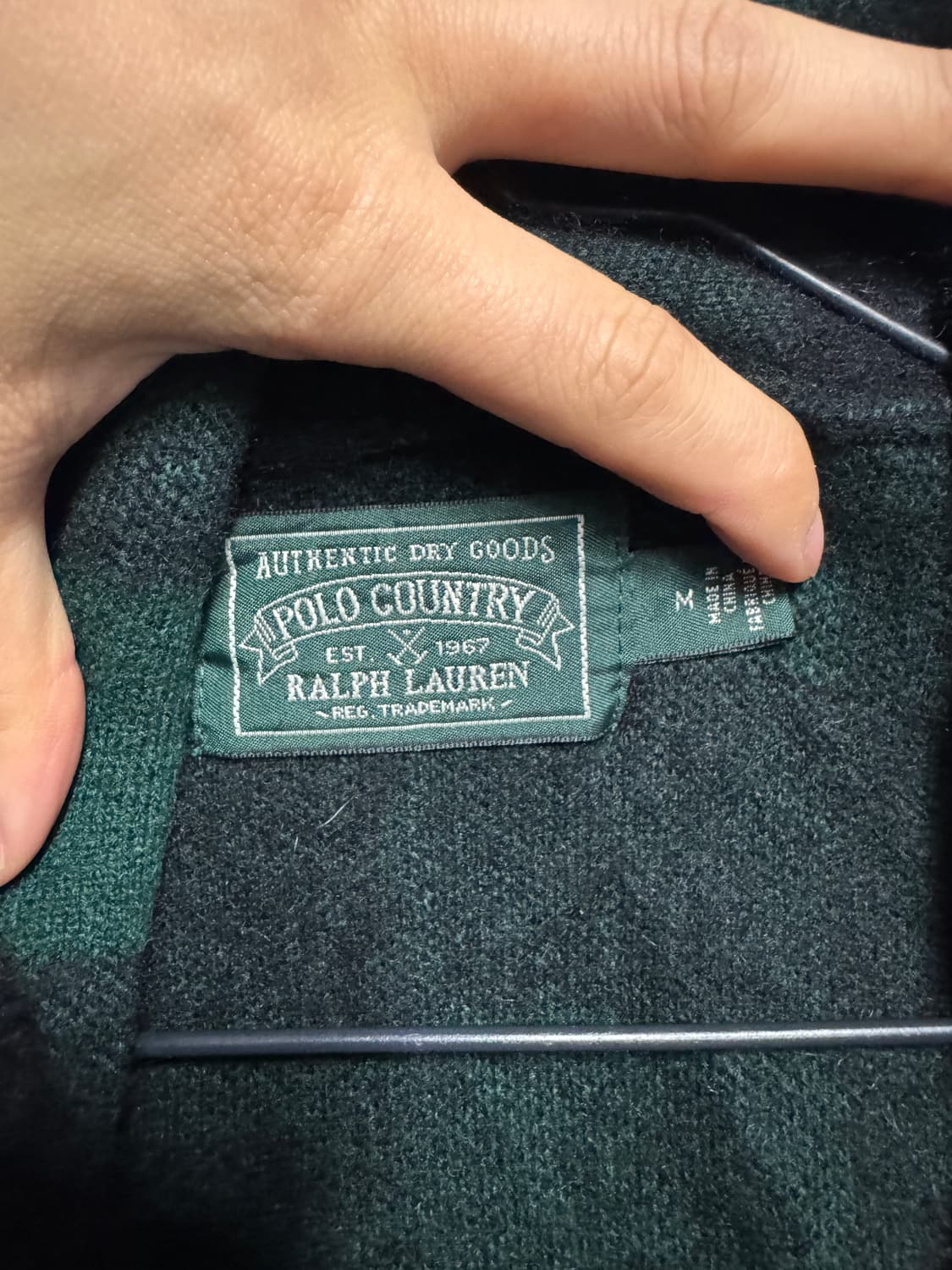 폴로 컨트리 램스울 가디건 M 상품이미지5