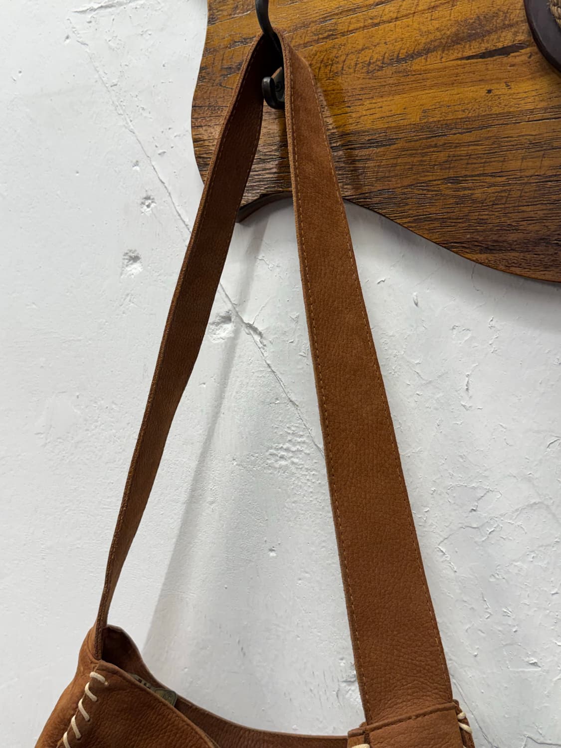 Italy Stitch Leather Hobo Bag 상품이미지5