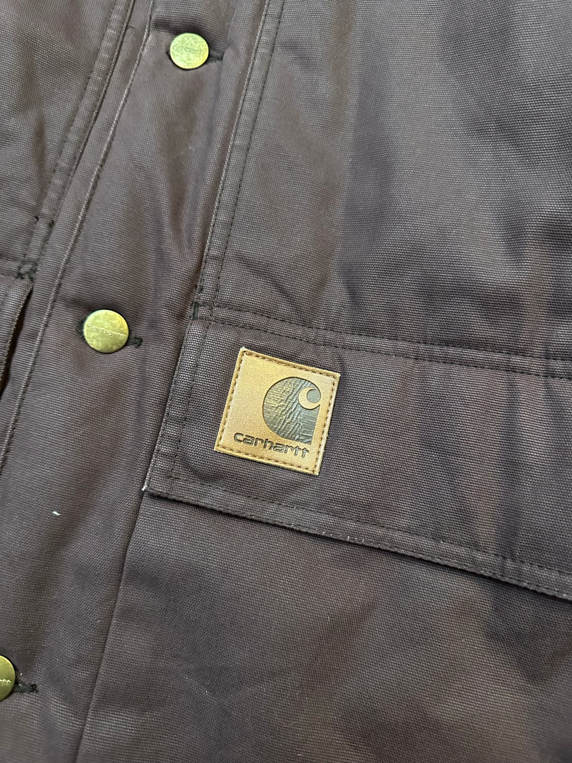 칼하트 쉘터 코트 M 버건디(95-100) 상품이미지7