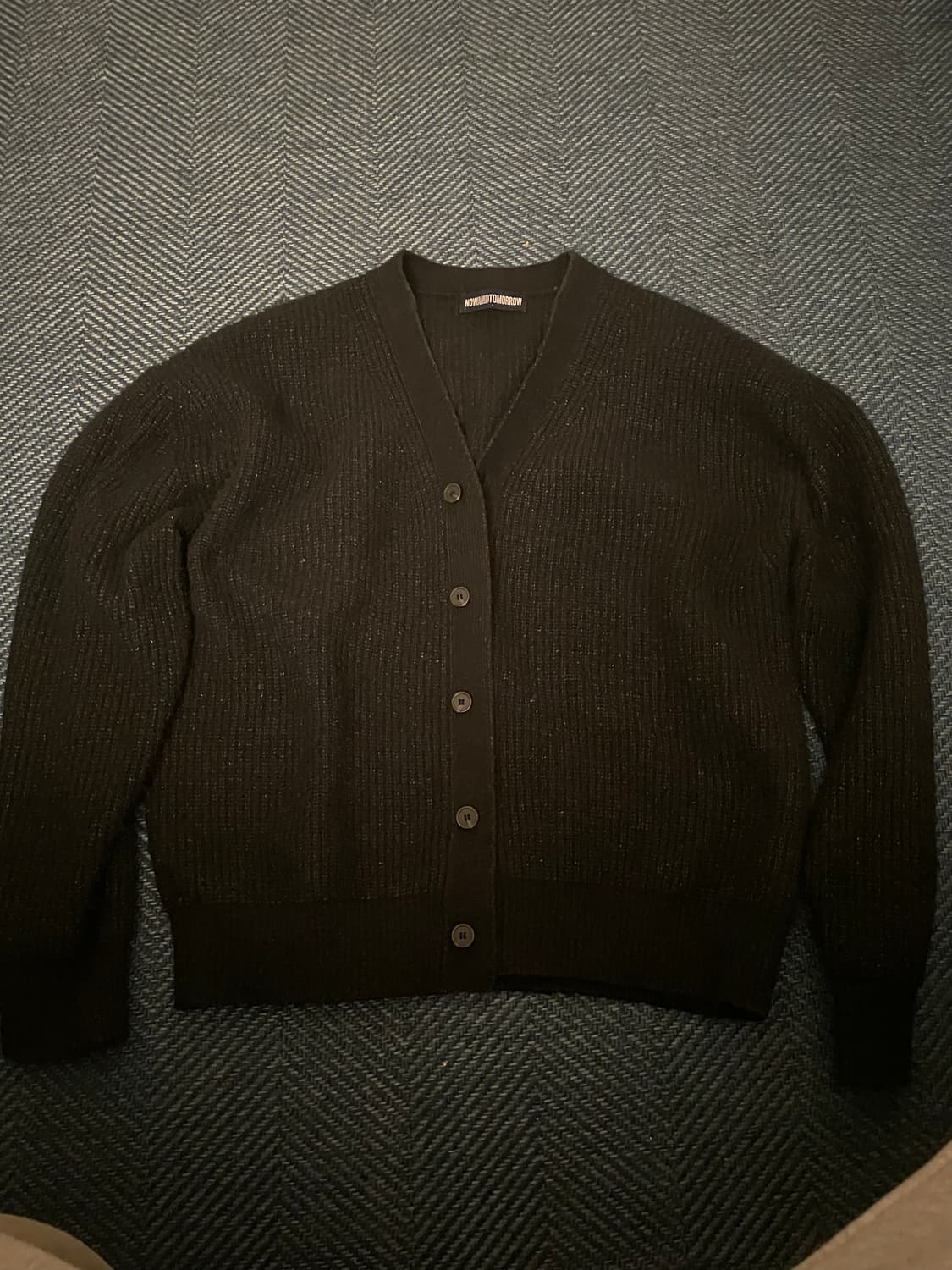 나우앤투모로우 블랙 가디건 상품이미지1