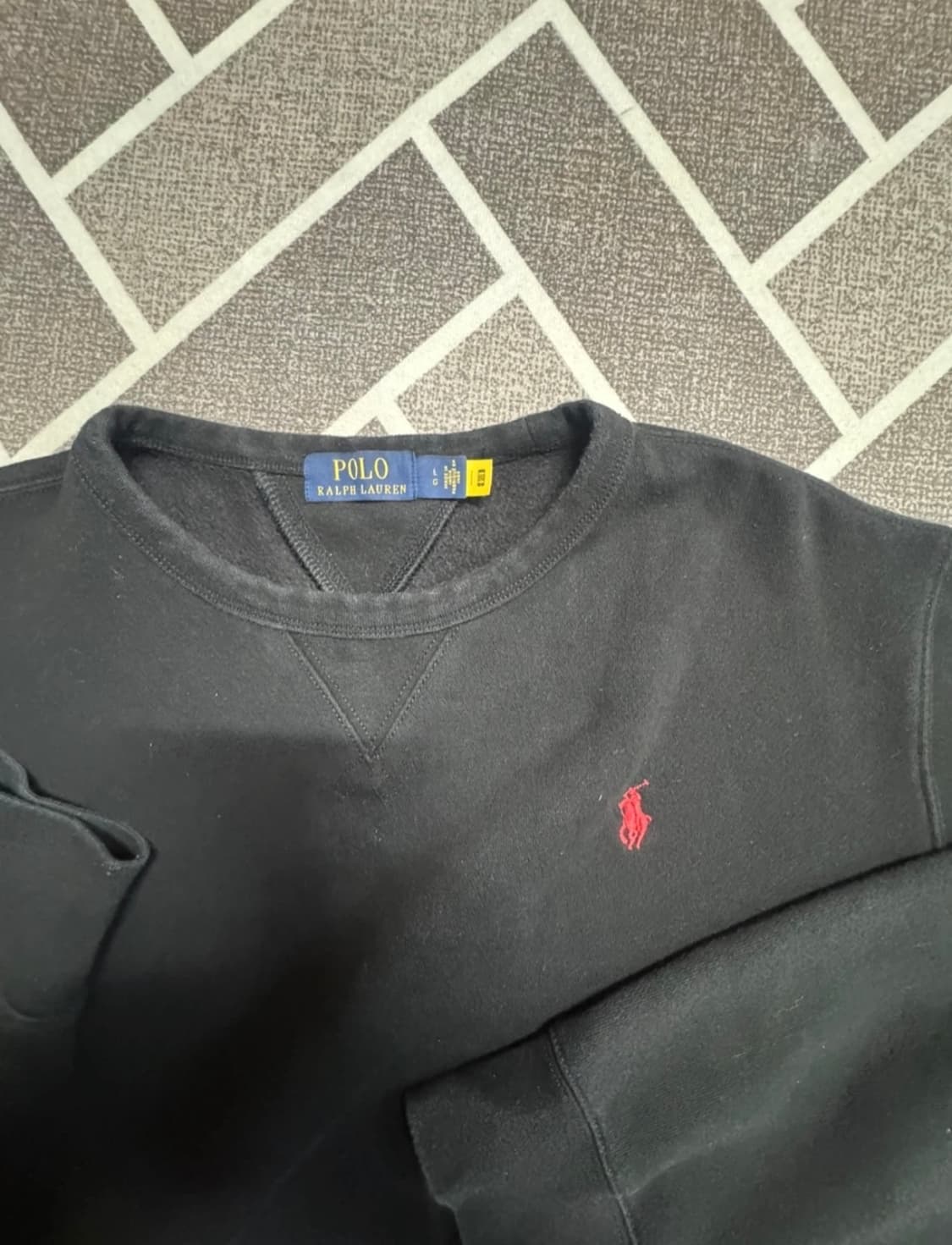 폴로 랄프로렌 블랙 맨투맨 L 105 가능합니다 상품이미지2