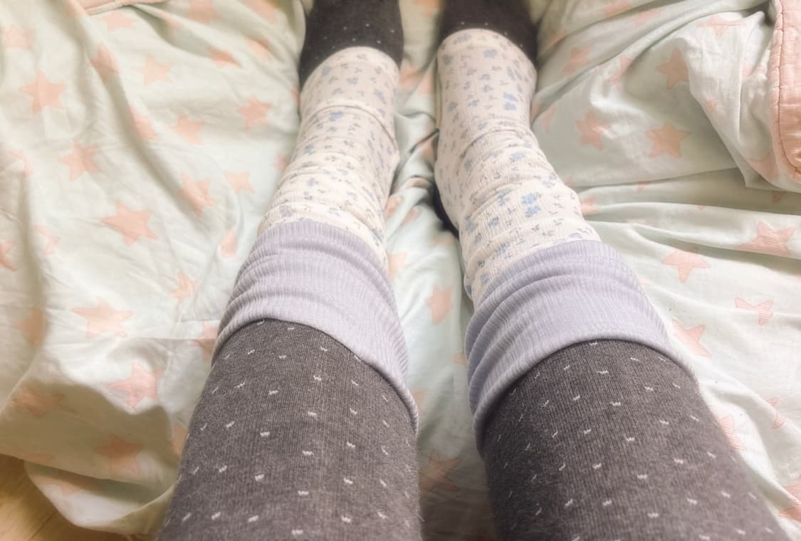 잔꽃 레그워머 상품이미지1