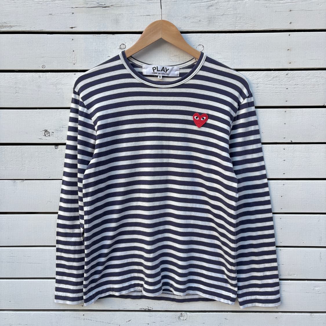 Comme des Garcons 꼼데가르송 스트라이프 롱슬리브 티셔츠 상품이미지1