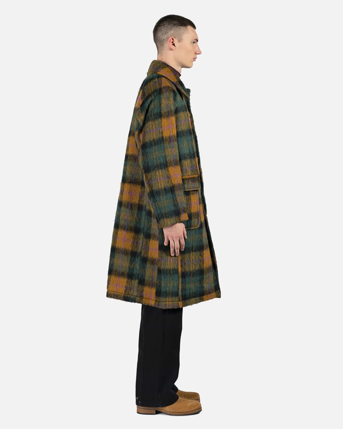 Harry Check Balmacaan Coat 상품이미지2