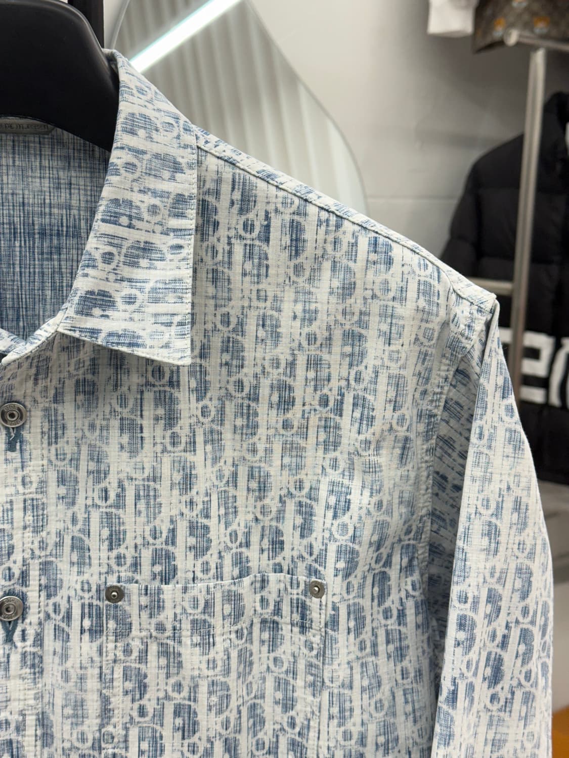 [41] 디올 오블리크 카스리 코튼 오버셔츠 상품이미지4