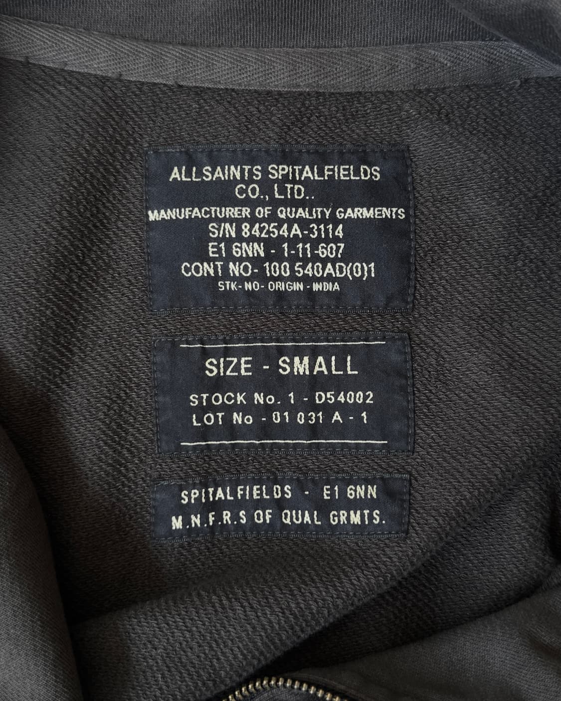 [ALLSAINTS] high neck zip-up jacket 상품이미지10