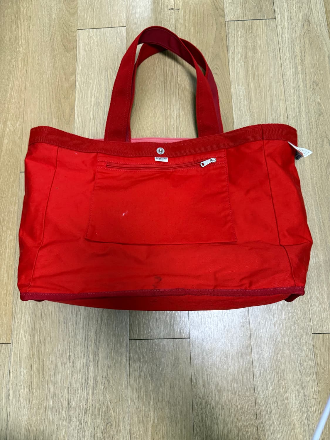 포터 빈티지 토트백 레드 상품이미지5