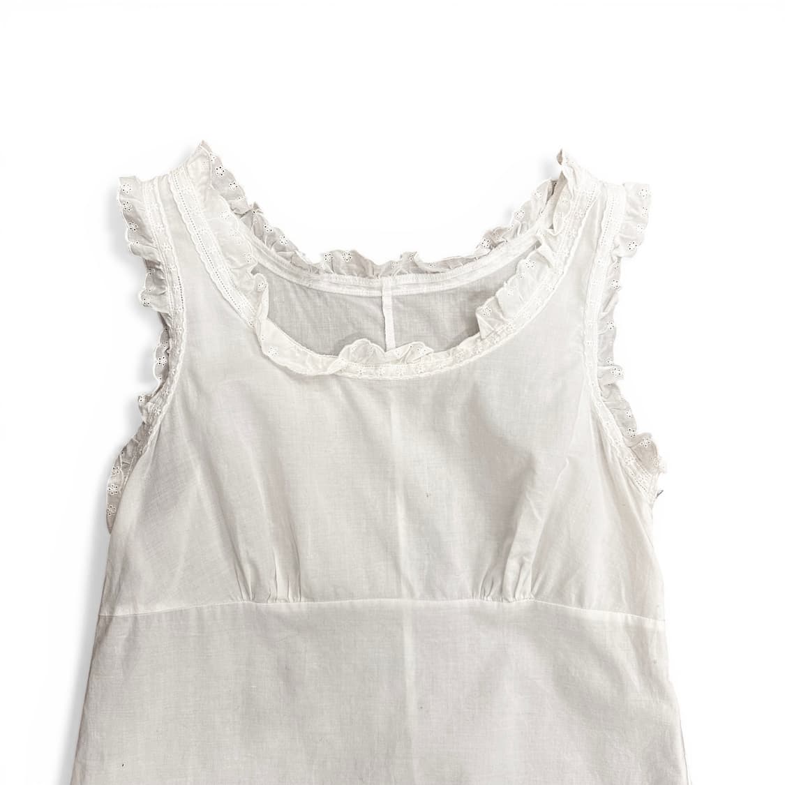 Lace Side Zip Up Sleeveless Top 상품이미지4