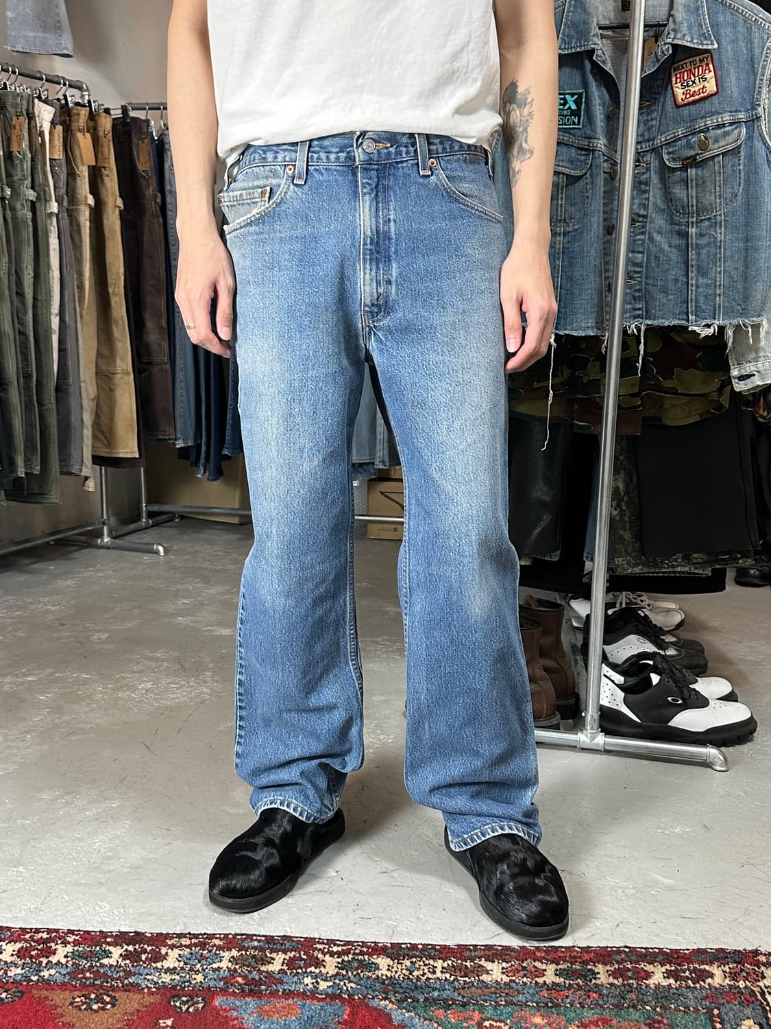 90's USA Made 빈티지 리바이스 517 부츠컷 상품이미지3