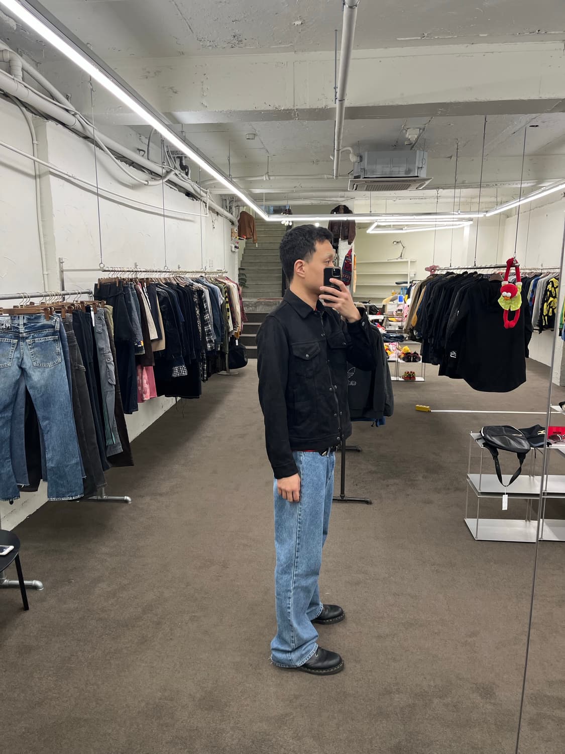 빔즈 스웨이드 자켓 블랙 상품이미지6