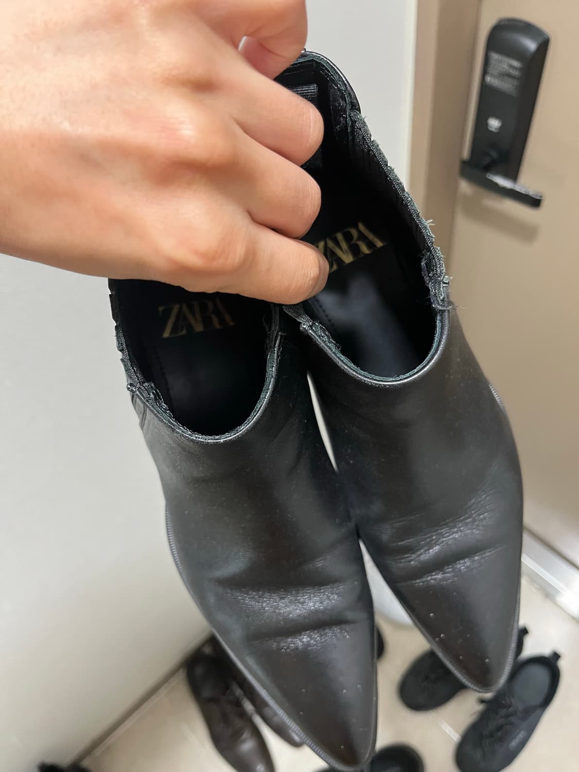 자라 앵클 레더 부츠 40(260) 상품이미지2