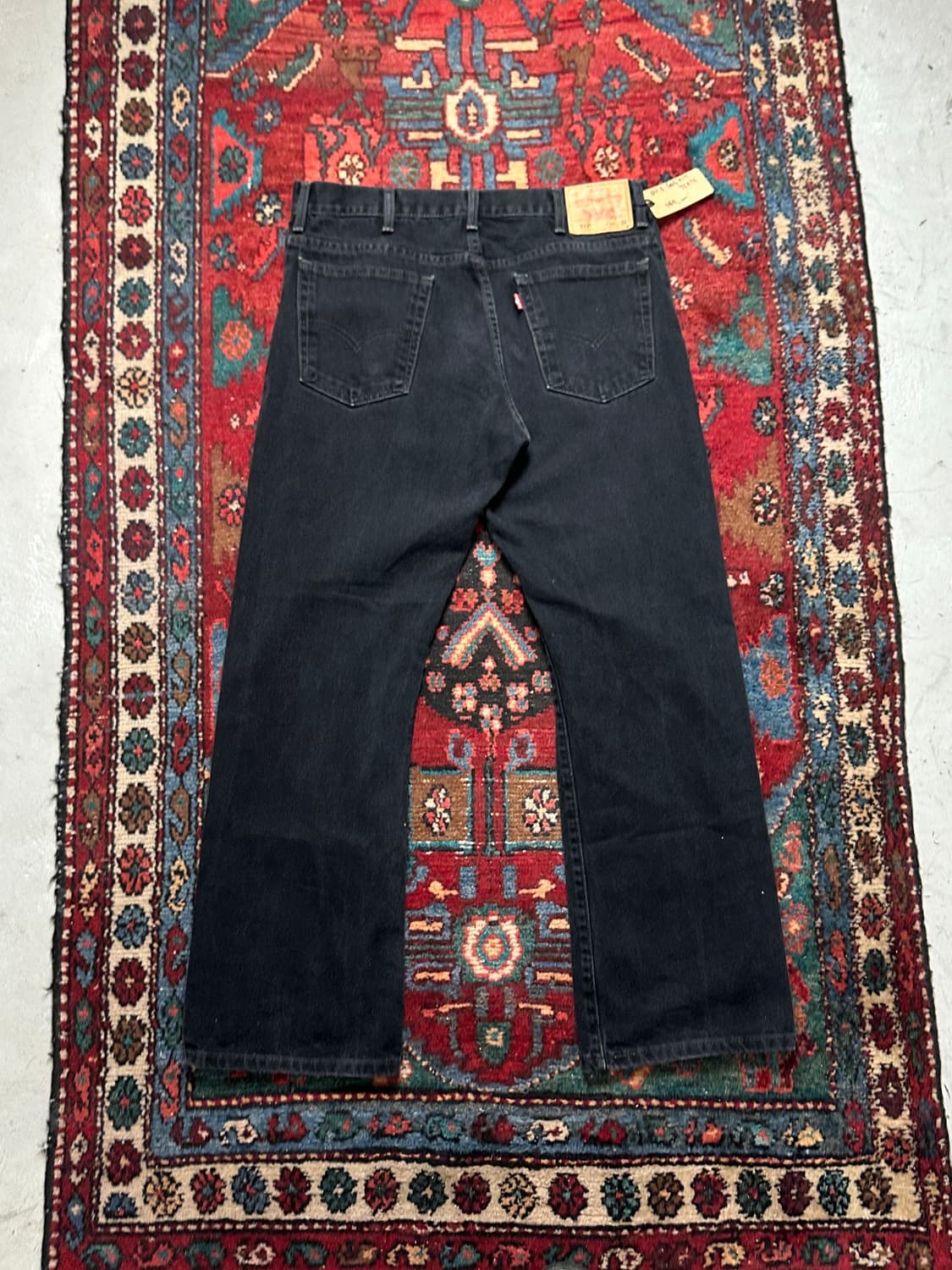 00's 리바이스 517 블랙 부츠컷 플레어진 상품이미지4