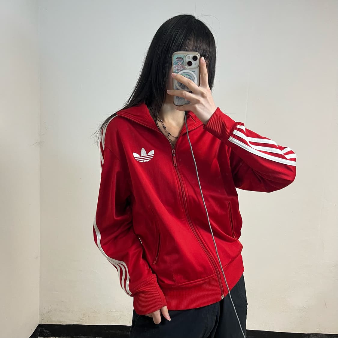 Adidas red Firebird jersey 상품이미지2
