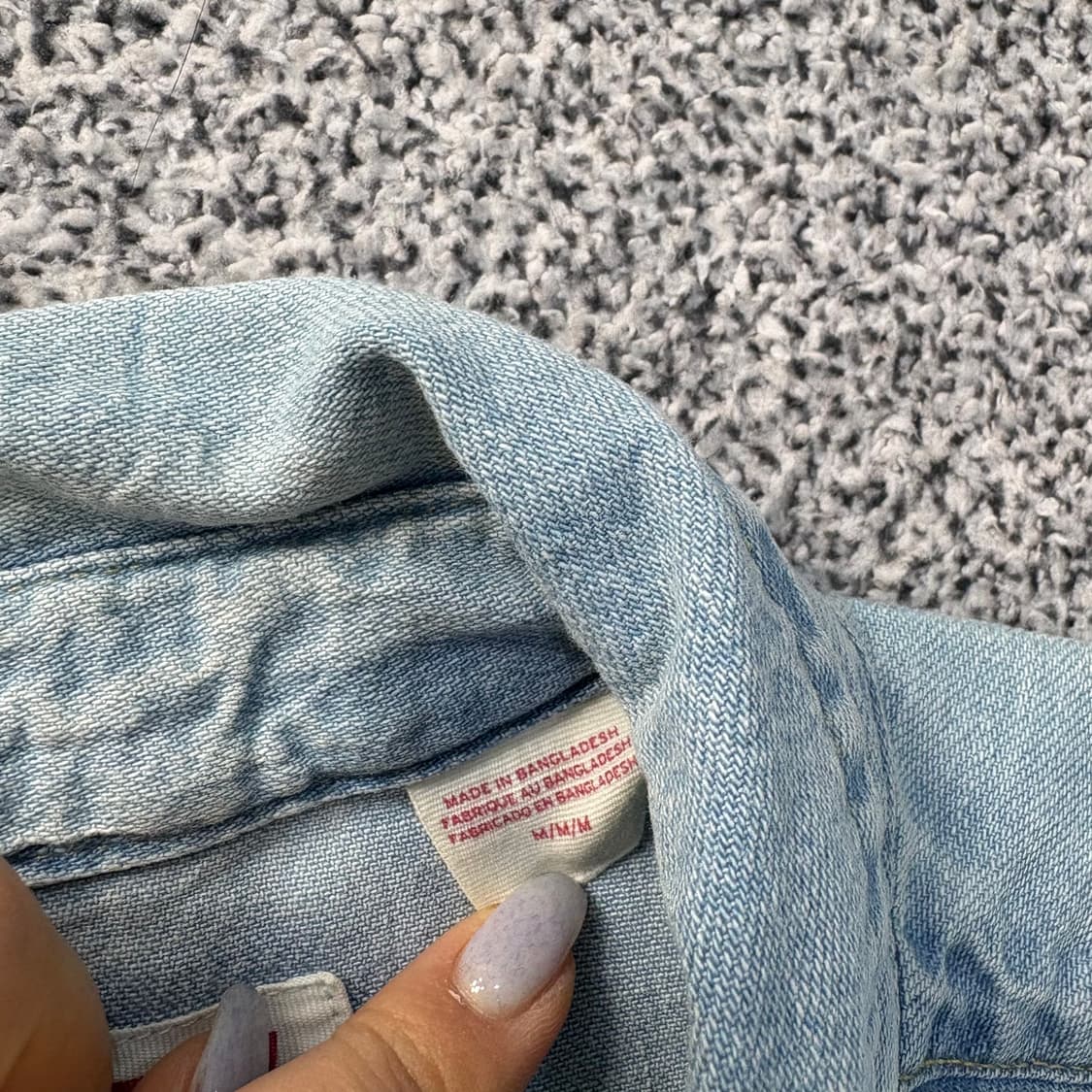 M 리바이스 셔츠 데님 남방 슬림 0311J 상품이미지3