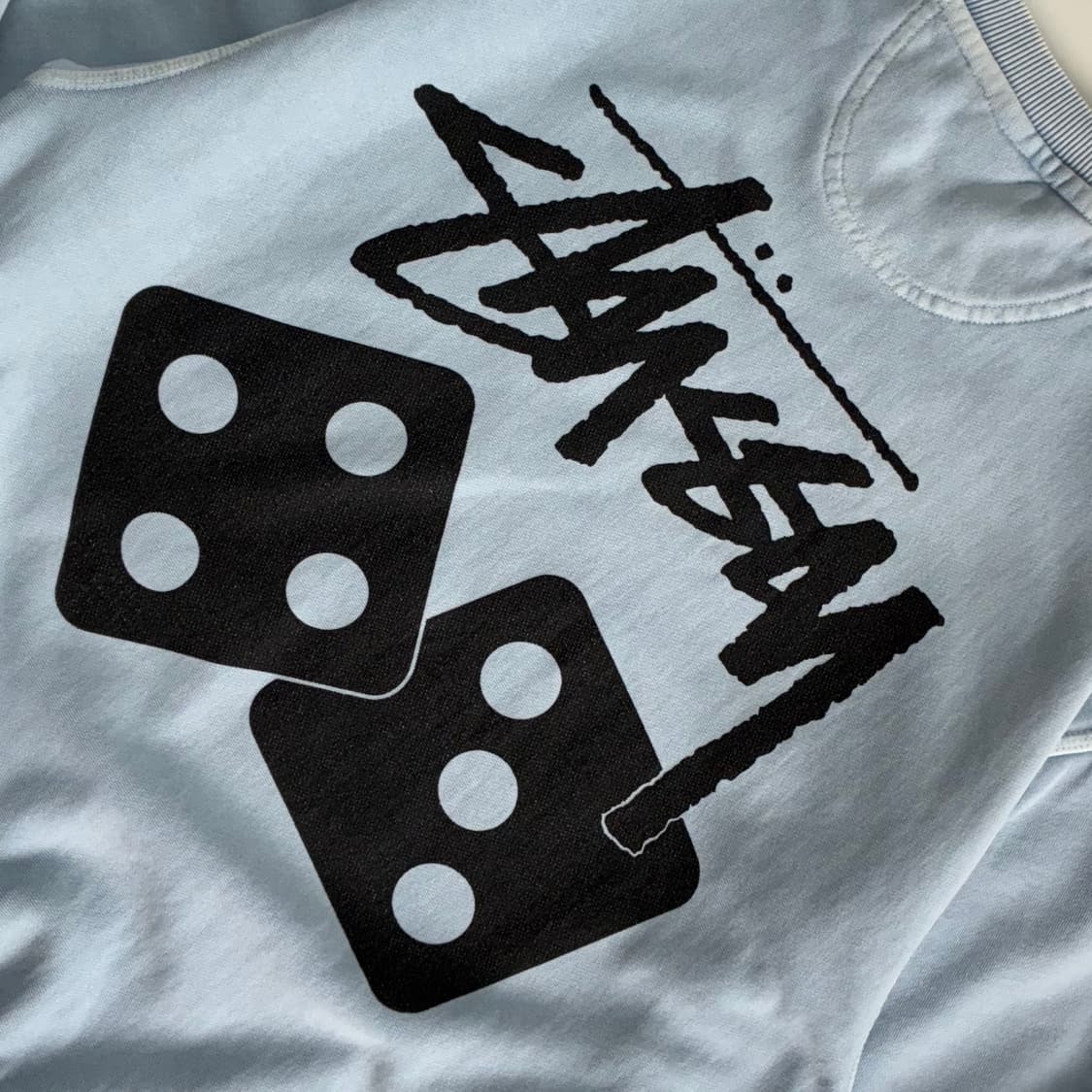 Stussy  스투시 블루 피그먼트 다이스 맨투맨 상품이미지3