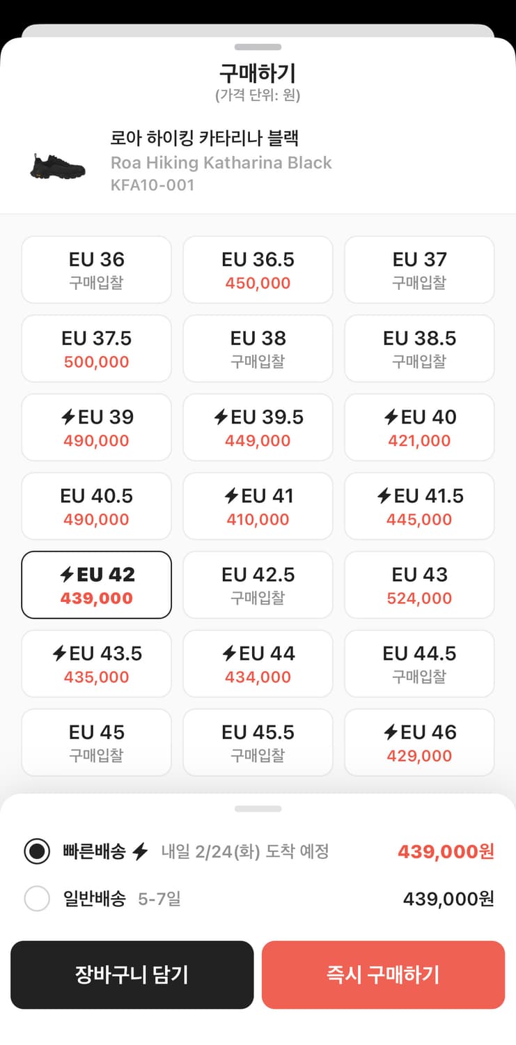 42) 로아 카타리나 블랙 상품이미지5