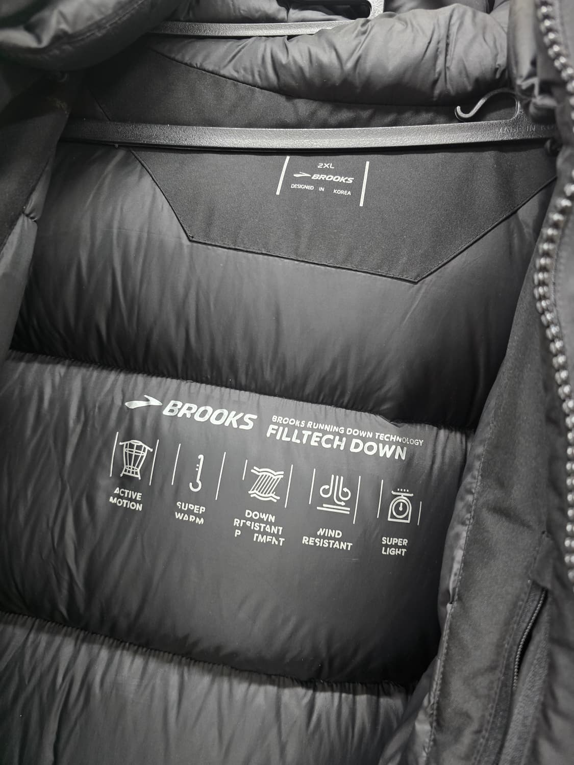 브룩스 FILLTECH DOWN 패딩 2XL 상품이미지3
