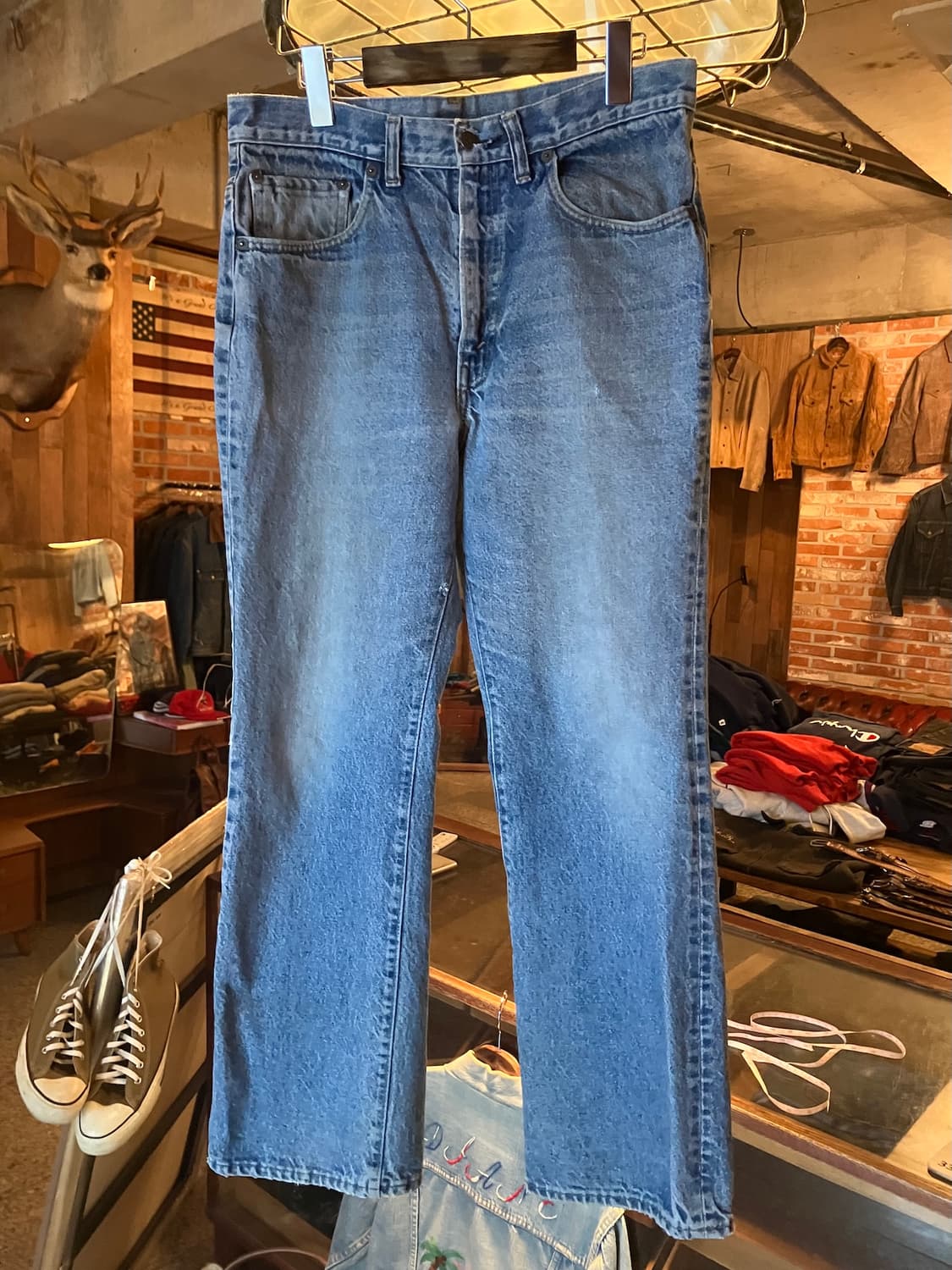 70s USA Levis 517 66후기 부츠컷 데님 팬츠 상품이미지2