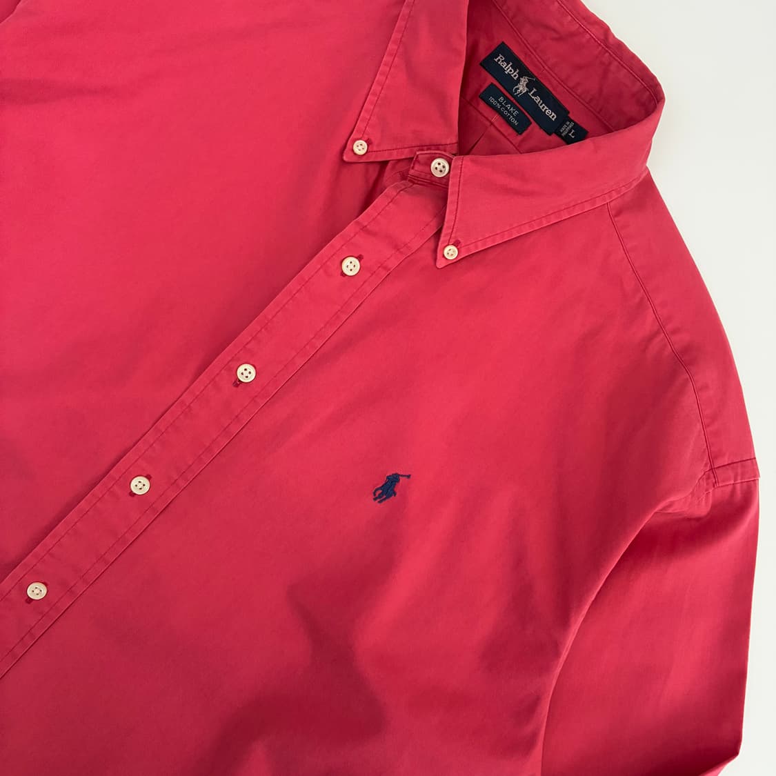 Polo  폴로 랄프로렌 90,s 자수 블레이크 코튼 셔츠 상품이미지3