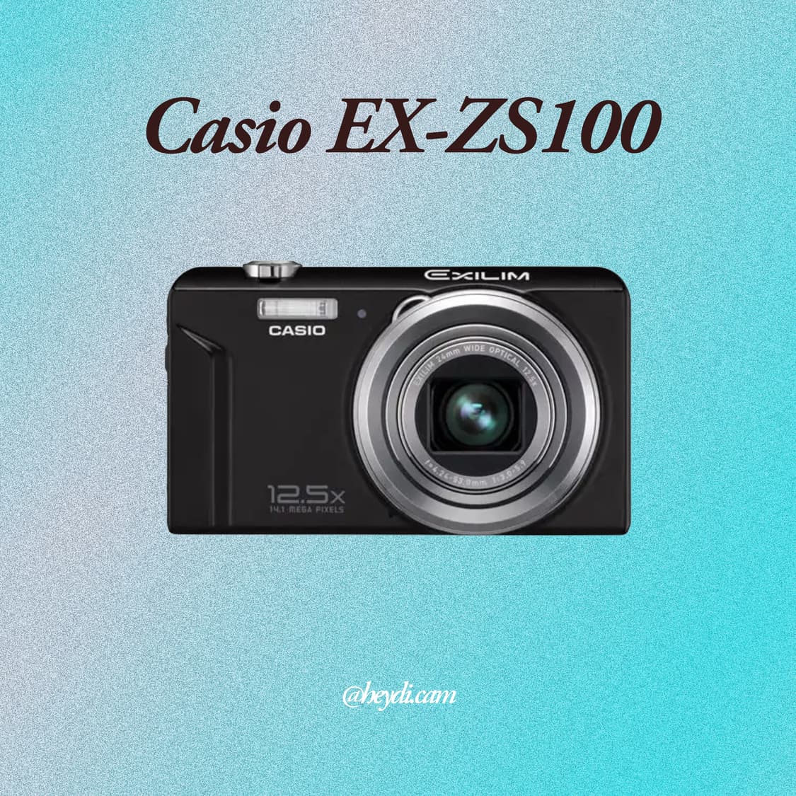 소장디카) 카시오 EX-ZS100 블랙 (Casio EX-ZS100) 상품이미지1