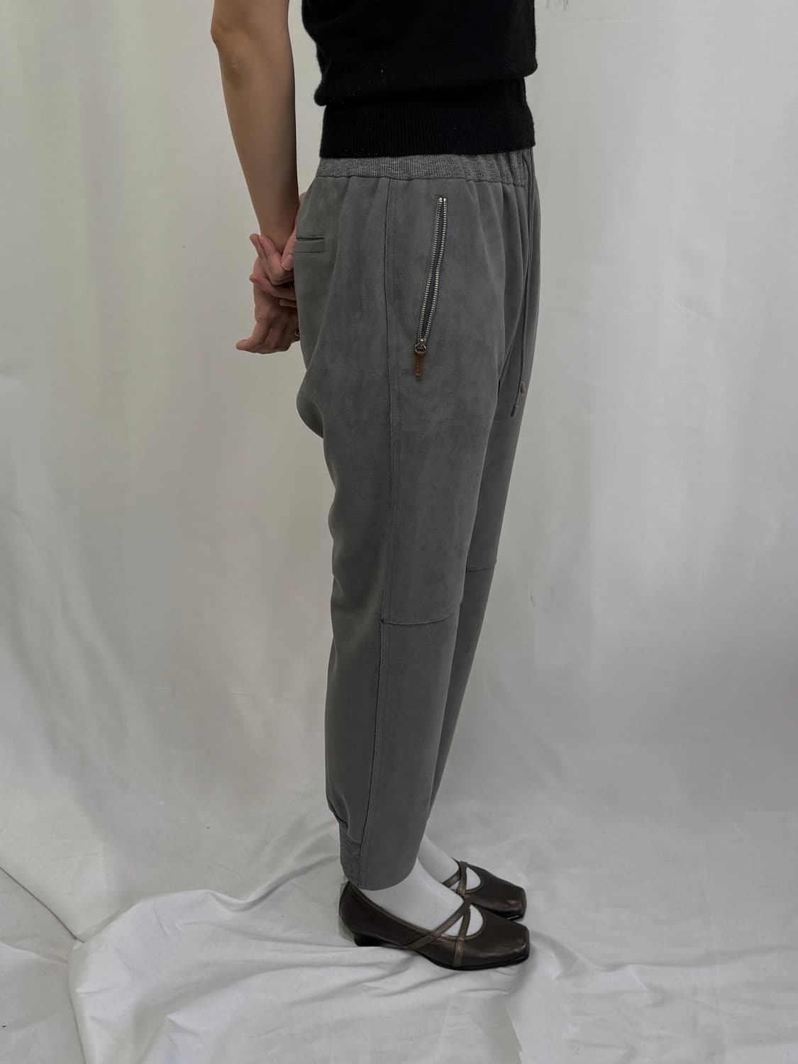 스웨이드 조거 바지 상품이미지6