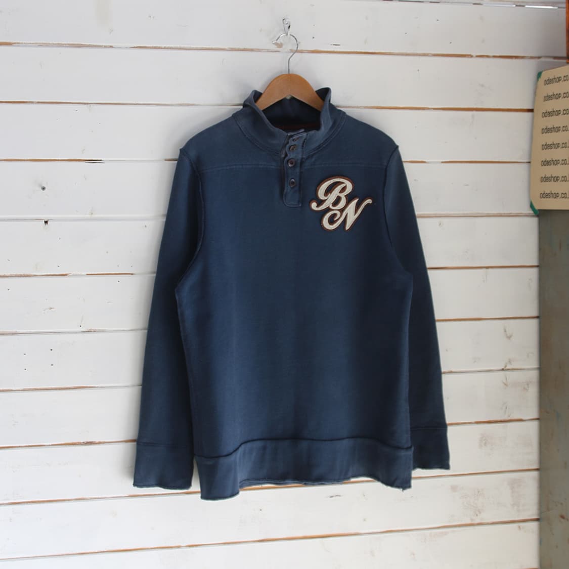 (착용컷) BACK NUMBER 폴라 스웻 셔츠 (남성용 98) 상품이미지1