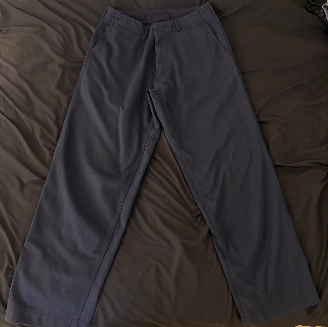 나나미카 와이드치노 네이비 34 상품이미지2