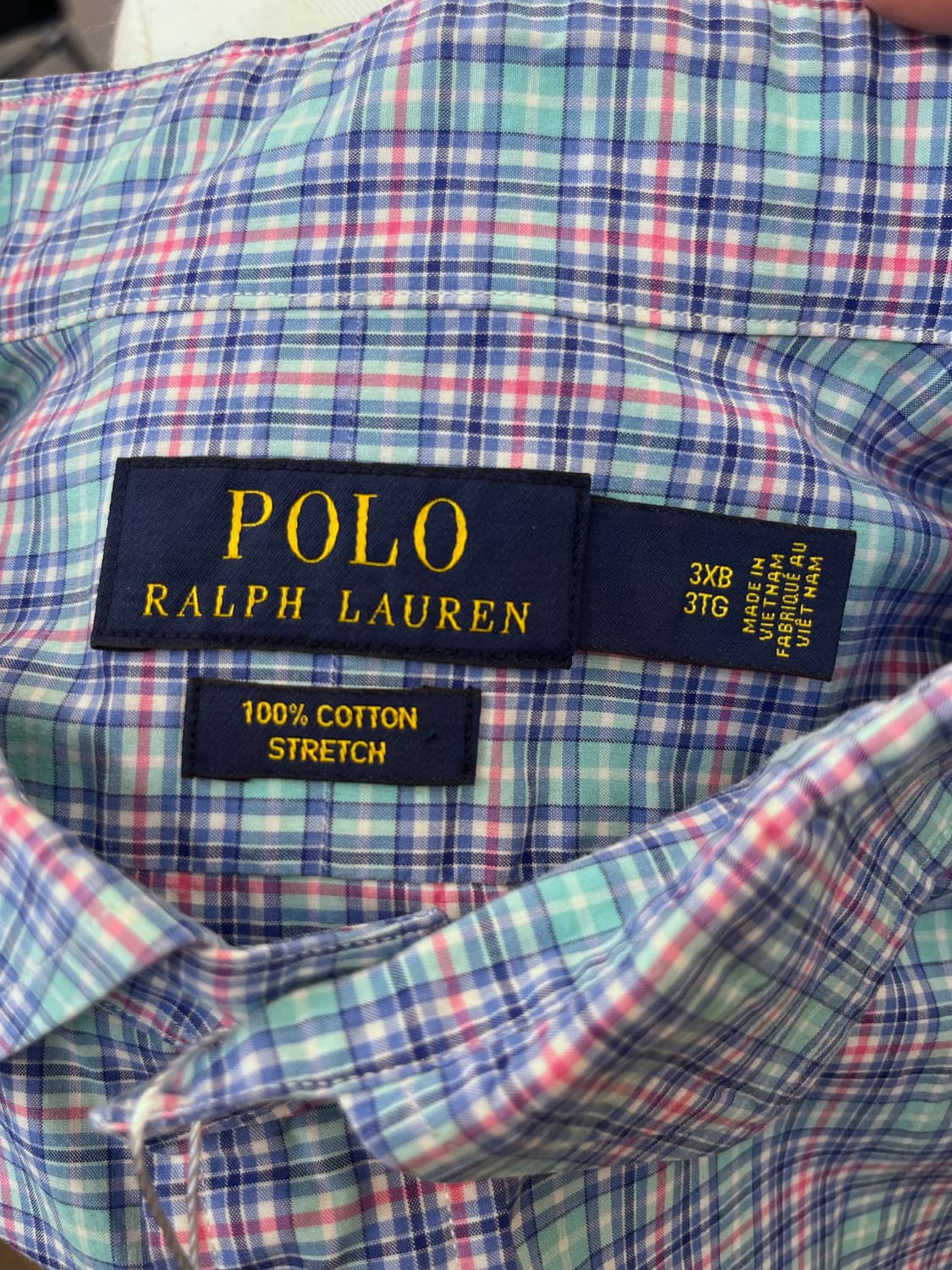 폴로 랄프 로렌 핑크 포니 체크 셔츠 상품이미지7