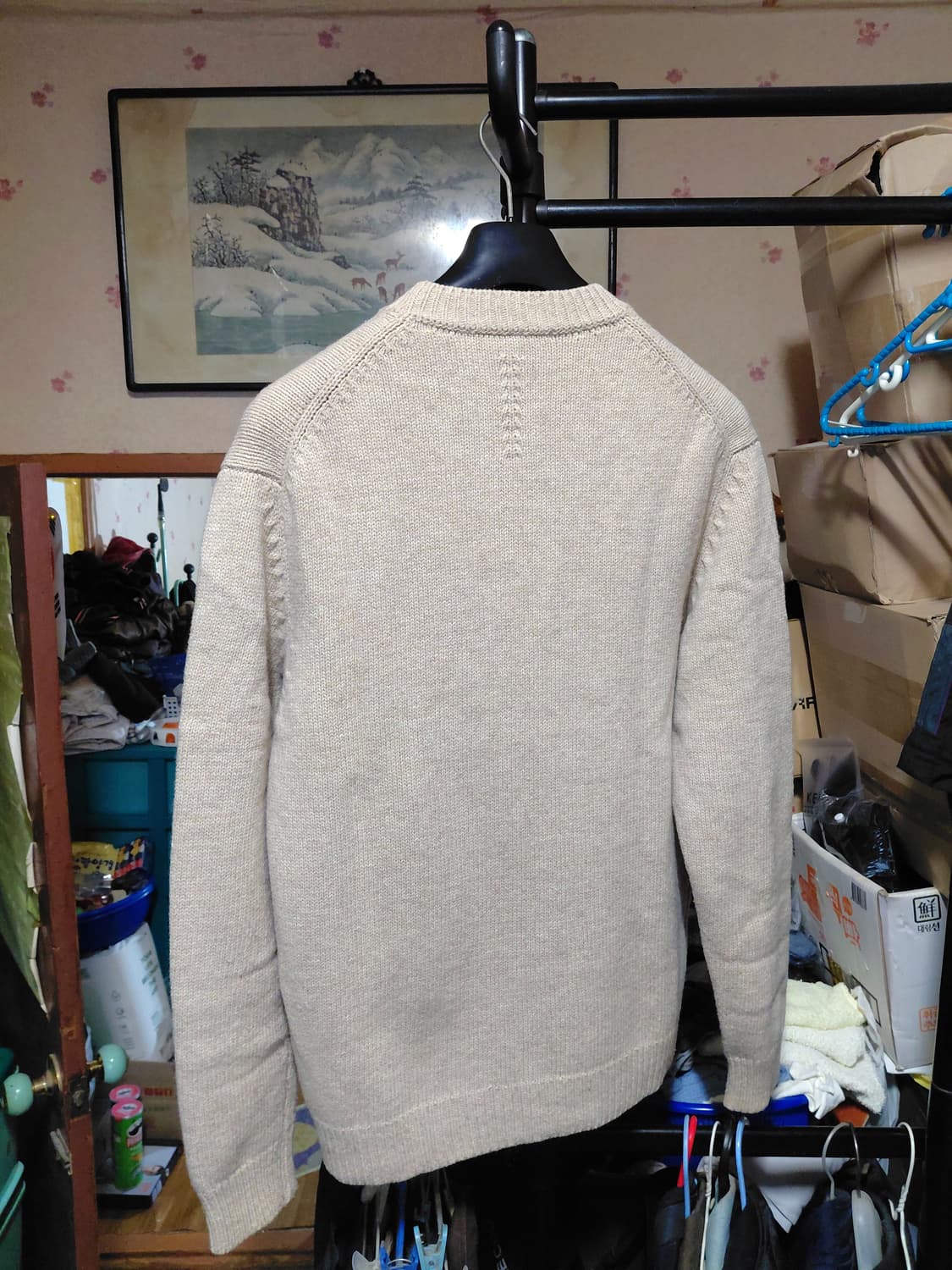 [LAINE]램스울 라운드넥 니트 M사이즈 상품이미지2