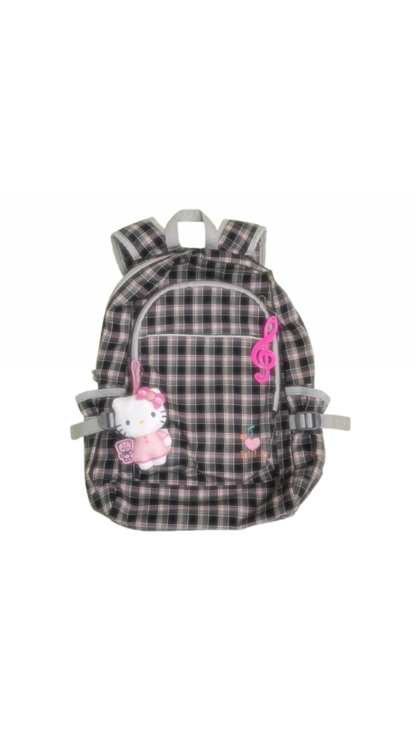 엘르 체크 백팩 🍥 상품이미지1