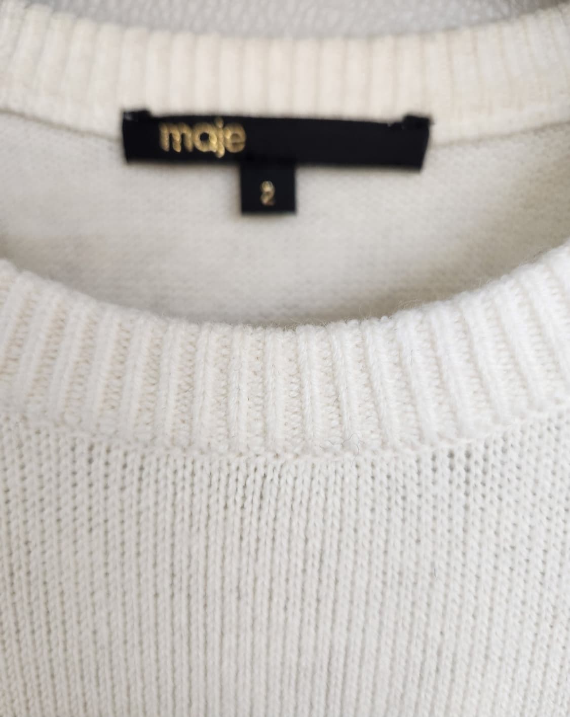 마쥬 스팽클 울블렌드 루즈핏 니트탑 66사이즈 상품이미지6