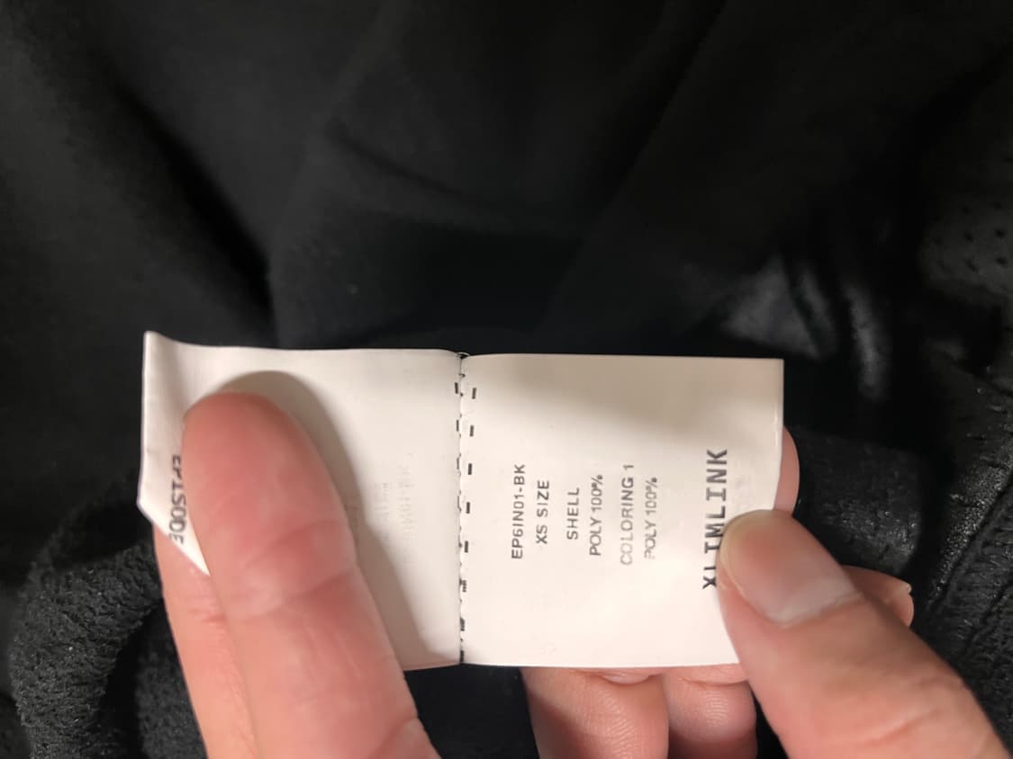 XS) xlim EP.06 01 HALF ZIP-UP Black 후리스 상품이미지5