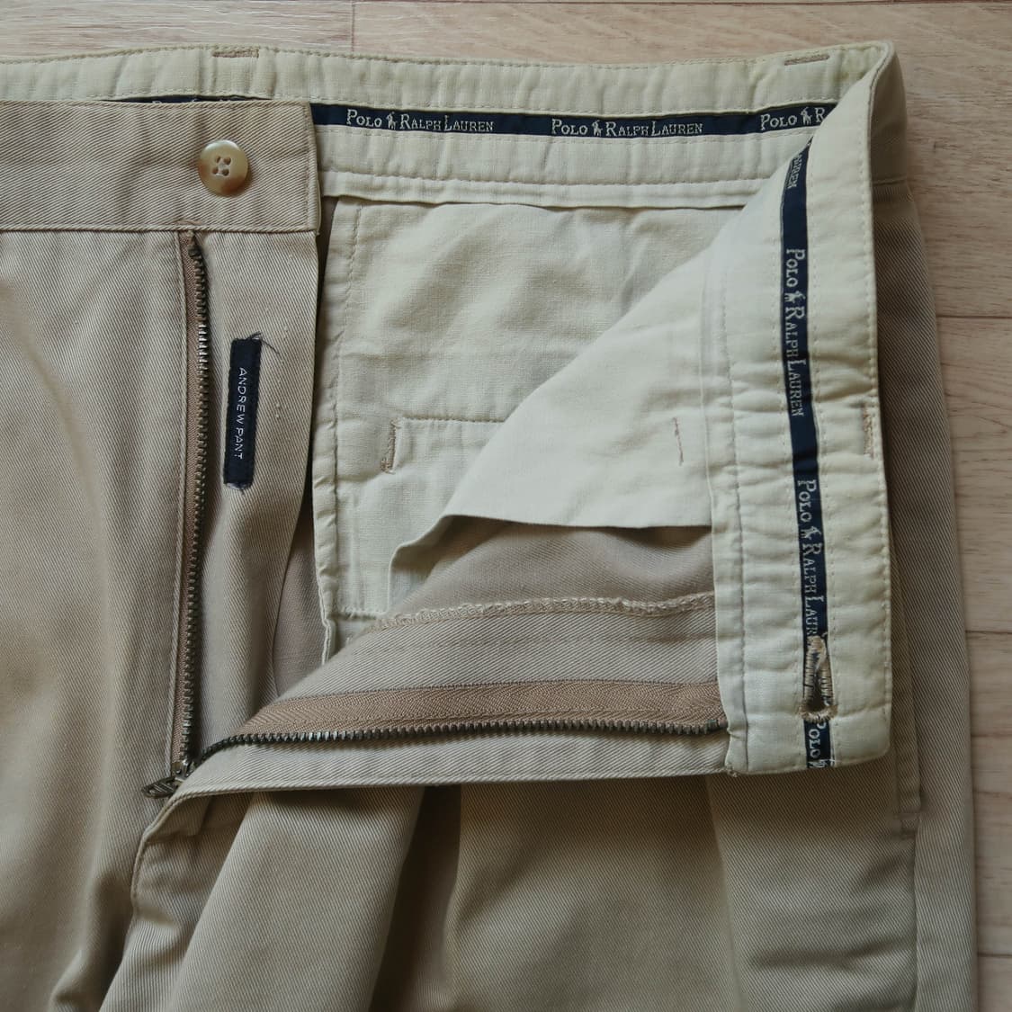 빈티지 폴로 랄프로렌 앤드류 투 턱 치노 팬츠 상품이미지5